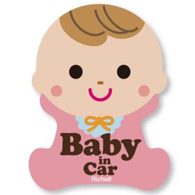 要出典 ベビー インカー ステッカー リッチェル セーフティ反射ステッカー 赤ちゃん