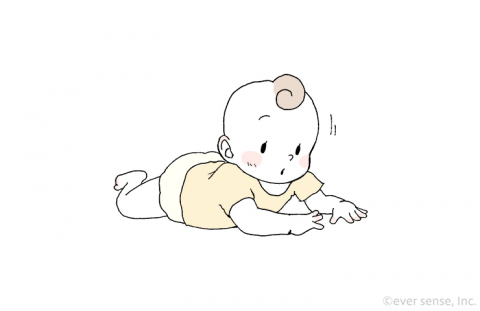 赤ちゃん 首すわり うつぶせ eversense
