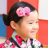 浴衣 女の子 子供 ヘアアレンジ ヘアピン