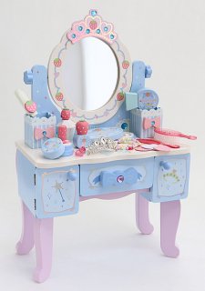 要出典 5歳女の子誕生日 野苺おしゃれドレッサー ブルーティアラドレッサー オーロラ