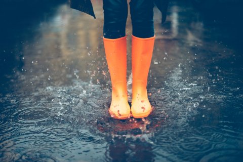 女性 雨 レインブーツ