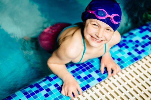 女の子 プール 水着 小学生 ゴーグル スイムキャップ