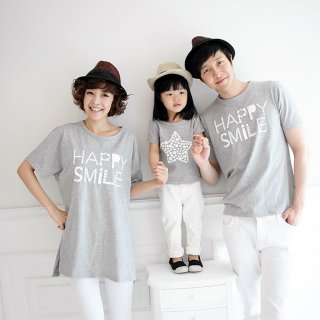 要出典 ペアルック 親子お揃いTシャツ 星柄