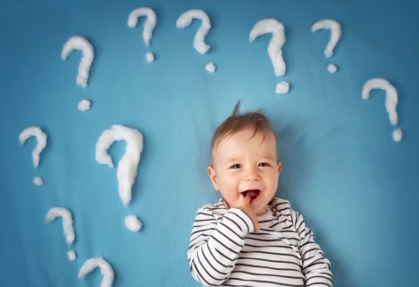 赤ちゃん ねんね はてな ? 疑問 何