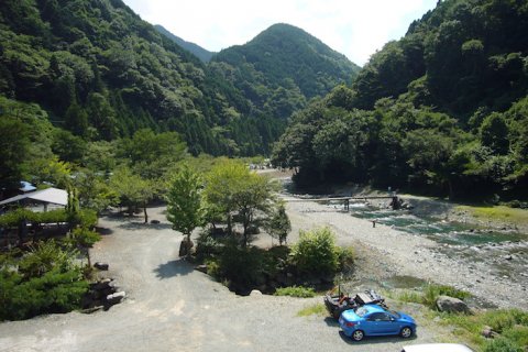 要出典 川遊び 神之川 神之川キャンプ場 神奈川県相模原市