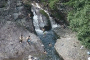 要出典 川遊び 市川 魚ヶ滝 兵庫県朝来市