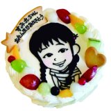 要出典 似顔絵ケーキ モカボーネン 似顔絵ケーキ 5号