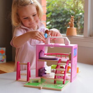 要出典 3歳の誕生日プレゼント ウッドボックス ドールハウス