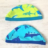 要出典 スイムキャップ アンパサンド サメ総柄PTスイムキャップ