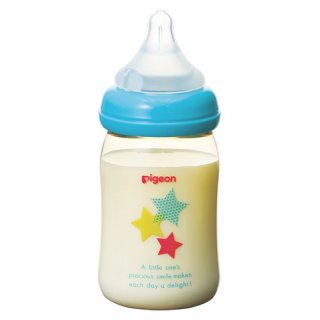 要出典 ピジョン 哺乳瓶 母乳実感 哺乳瓶 プラスチック製 アニマル柄 160ml