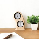 要出典 温湿度計 旭川家具 ササキ工芸 スマイル温湿時計