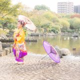 七五三 着物 和服 日本庭園 山本家