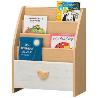 要出典 子供用ラック 白井産業 北欧テイスト 絵本ラック LAK-7055BSA