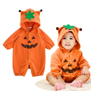 要出典 ハロウィン 仮装 ハロウィン かぼちゃ カバーオール ロンパース