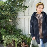 要出典 マタニティコート アウター スウィートマミー 裏起毛 厚手ロングパーカー