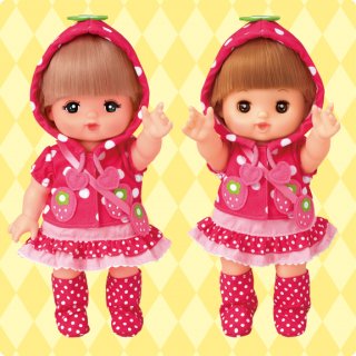 要出典 メルちゃん パイロットインキ いちごのパーカー