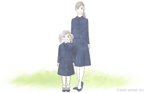 お受験ママスーツ オリジナル画像