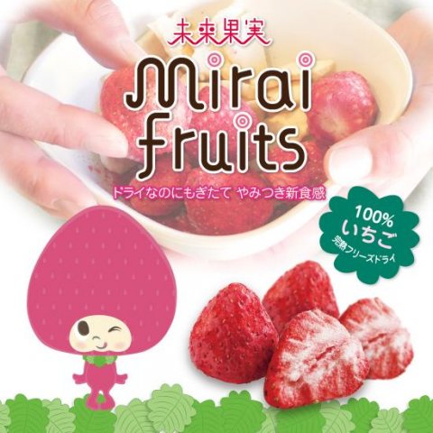 要出典 赤ちゃん お菓子ミライフルーツ 未来果実 いちご