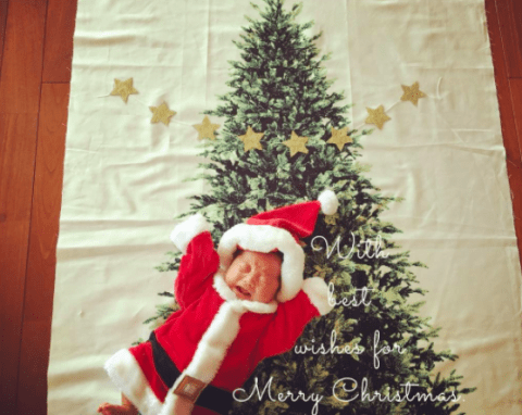 要出典 クリスマスの飾り付け namieruさん