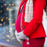 妊婦 冬 手袋 コート マフラー クリスマス