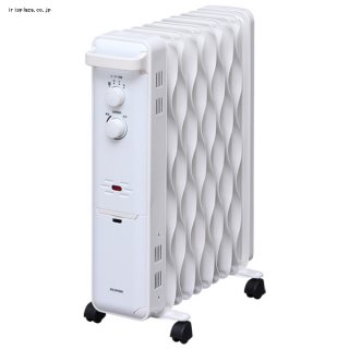 要出典 オイルヒーター アイリスオーヤマ ウェーブ型オイルヒーター IWH-1210K-W