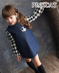 要出典 子供用ワンピース 子供 チェック柄ワンピース