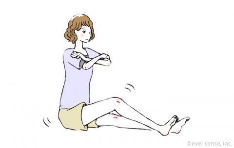 骨盤矯正ダイエット お尻歩き eversense