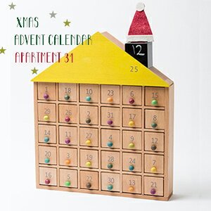 木製アドベントカレンダー ジジ アパートメント 31
