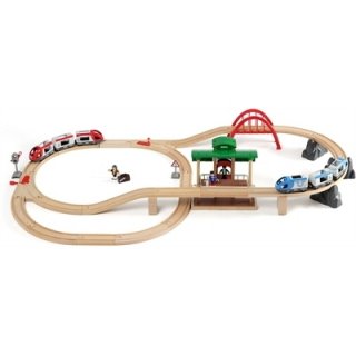 要出典 BRIO ブリオ おもちゃ BRIO トラベルレールセット