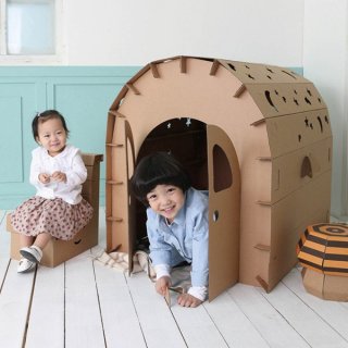 要出典 2歳3歳クリスマスプレゼント ファニーペーパー Miley House 段ボールハウス