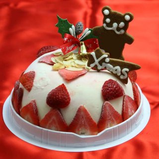 要出典 クリスマスケーキ 2017 通販 人気 苺のミルフィーユアイスケーキ クリスマスアイスケーキ
