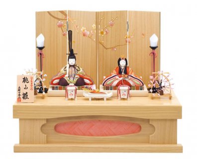 要出典 木目込み 雛人形 一秀 雛人形 木目込人形 親王飾り 桃山雛 桐収納