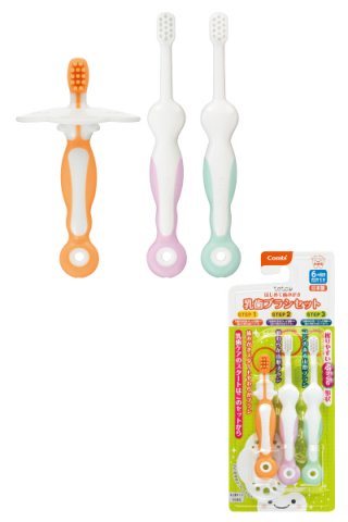 要出典 赤ちゃん 歯ブラシ コンビ テテオ はじめて歯みがき 乳歯ブラシセット