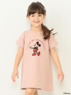 要出典 ディズ二ー 子供服 ビーミング by ビームス ミッキーマウス 裏毛ワンピース