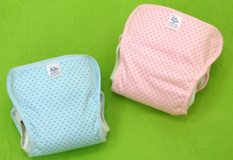 要出典 布おむつカバー ベビー用おむつカバー2枚組み ドット柄