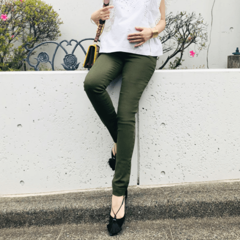 要出典 ミルクティー マタニティ スキニー スーパーストレッチ・スキニーパンツ