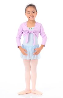 要出典 バレエ レオタード 子供用 バレエ専門店ミニヨン バレエ 子供 タイトップ 前結びカーディガン