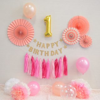 要出典 1歳 誕生日プレゼント 女の子 1stバースデーパッケージ パステルジュエリーブロッサム ピンクファン