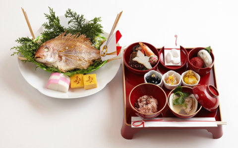 要出典 季膳味和 お食い初め料理セット 参 器付き