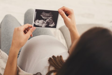 女性 胎児 赤ちゃん 超音波