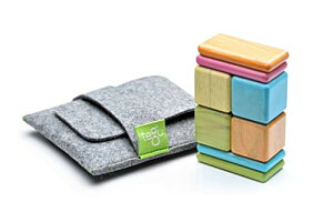 要出典 3歳 知育玩具 Tegu ポケットポーチ磁気木製ブロックセット