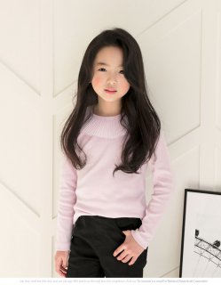 要出典 長袖 キッズ Tシャツ キトハウス パウダリーキッズ 長袖Tシャツ