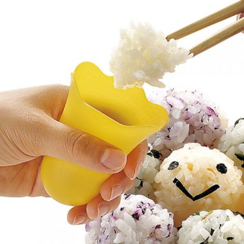 要出典 おにぎり型 リッチェル おでかけランチくん ひとくちおにぎりメーカー ケース付