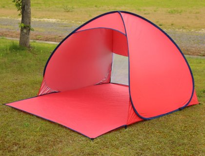 要出典 ワンタッチテント 背面メッシュ ワンタッチテント