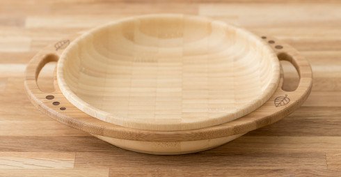 要出典 女の子 出産祝い アグニー 森のふかざら 天然竹素材 バンブー ベビー食器