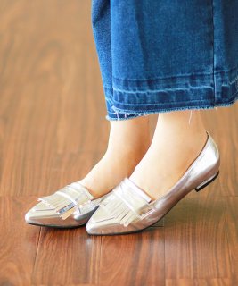 要出典 妊婦 靴 フラットシューズフリンジデザイン ローファー ポインテッドトゥ フラットシューズ