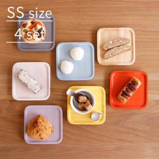 要出典 子供用食器 ACACIA ウッドプレート SSサイズ 4枚セット