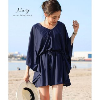 要出典 マタニティ 水着 妊婦 レディースラッシュガードチュニック 体系カバー