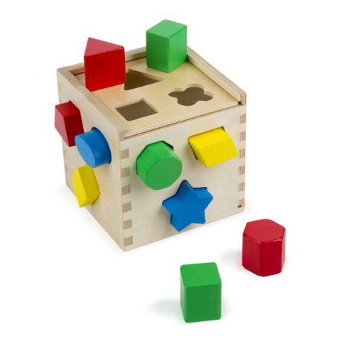 要出典 2歳 知育玩具 メリッサ&ダグ シェイプソーティングキューブ