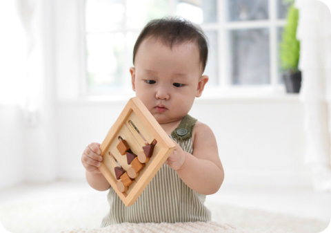 要出典 2歳 知育玩具 スプソリ 図形そろばんパズル
